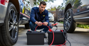 apprenez comment démarrer votre véhicule en connectant correctement les câbles de batterie, en respectant l'ordre positif/négatif pour éviter les courts-circuits et assurer une opération sécurisée.